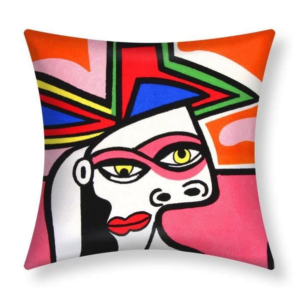 Set med 2 Kuddöverdrag 45x45 cm Broderade Art Luminis