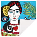 Miniatyrbild 4 av 4: Set med 2 Kuddöverdrag 45x45 cm Broderade Art Marinea