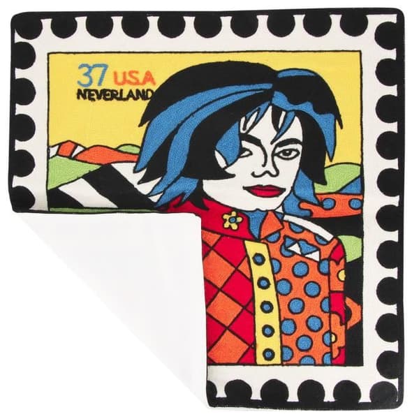 Set med 2 Kuddöverdrag 45x45 cm Broderade Art USA Neverland