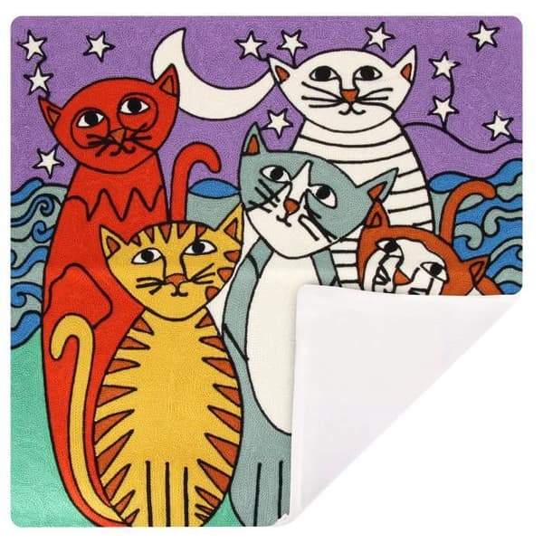 Set med 2 Broderade Kuddöverdrag 45x45 cm Art Lunelle