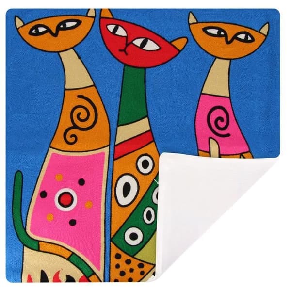 Set om 2 Kuddfodral 45x45 cm Broderade Art Divina
