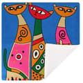 Miniatyrbild 4 av 4: Set om 2 Kuddfodral 45x45 cm Broderade Art Divina