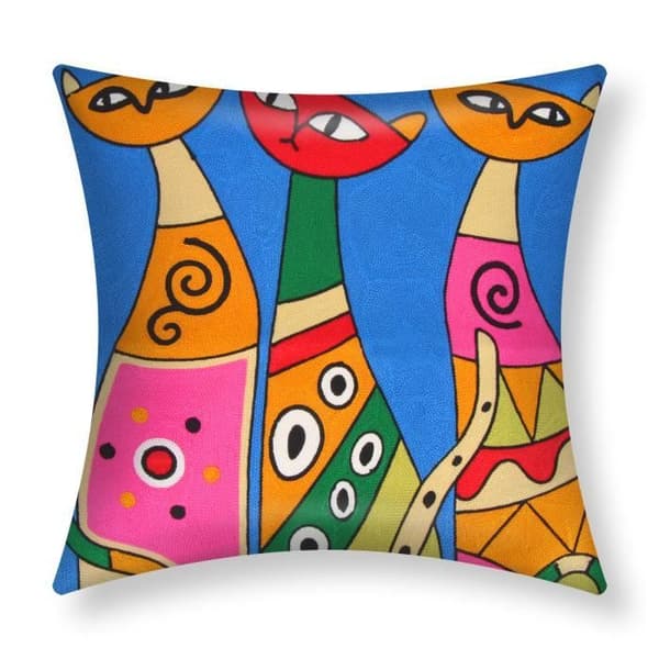 Set om 2 Kuddfodral 45x45 cm Broderade Art Divina