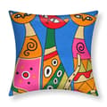 Miniatyrbild 1 av 4: Set om 2 Kuddfodral 45x45 cm Broderade Art Divina