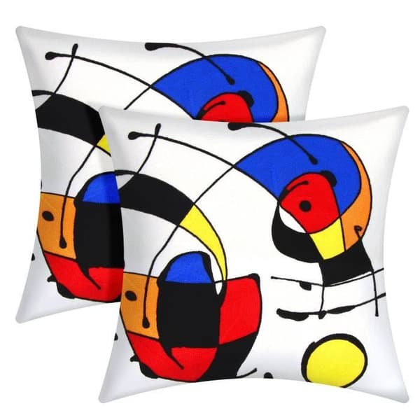 Set med 2 Kuddöverdrag 45x45 cm Broderade Art Celesta