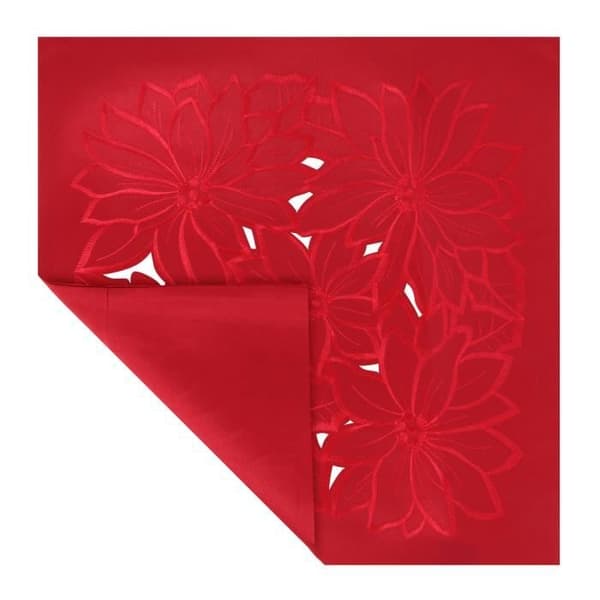 Set med 2 Kuddöverdrag 40x40 cm Broderad Floral Tyg