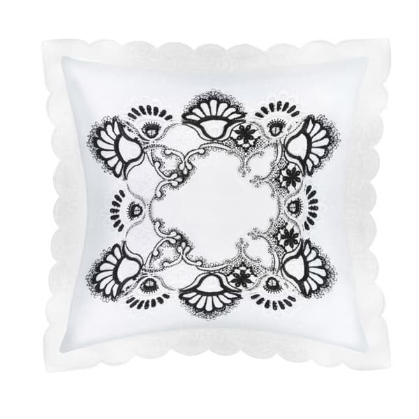 Kuddöverdrag 40x40 cm med broderi - 2-pack