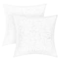 Miniatyrbild 2 av 4: Set med 2 Kuddfodral 40x40 cm Broderad Blommig