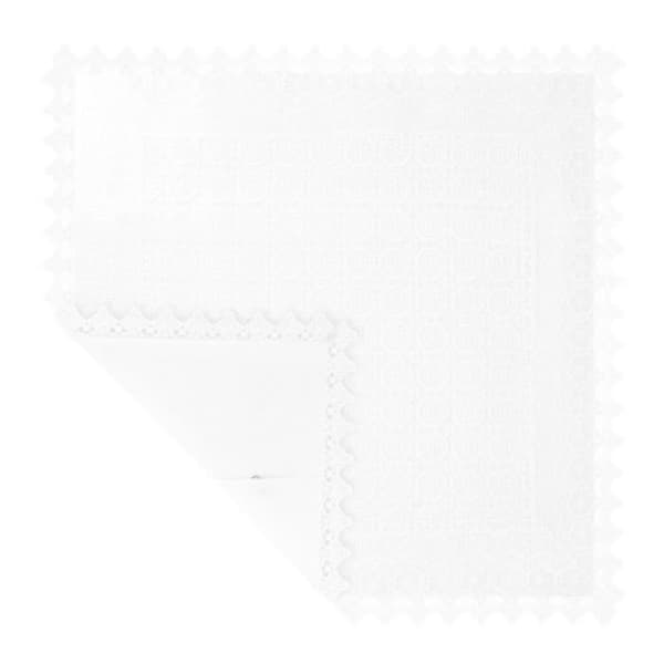 Set med 2 Kuddöverdrag 45x45 cm Kant med Blomspets