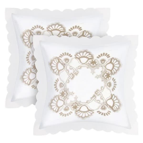 Set med 2 Kuddöverdrag 40x40 cm Broderi
