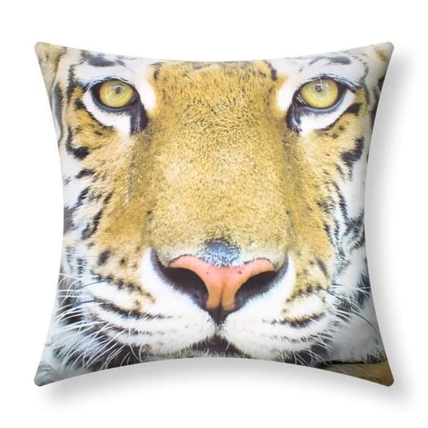 Set med 2 Kuddöverdrag 40x40 cm Tiger Mönster