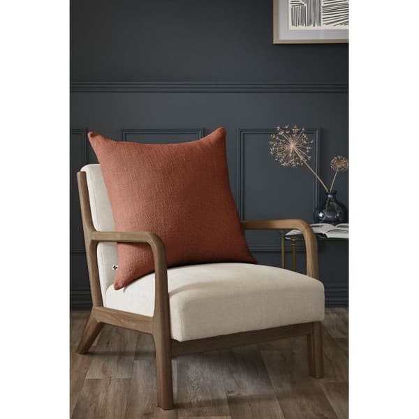Kuddöverdrag "Sixtine" 60 x 60 cm Effekten av fjäril - Sixtine Terrakotta