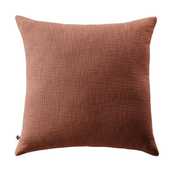 Kuddöverdrag "Sixtine" 60 x 60 cm Effekten av fjäril - Sixtine Terrakotta
