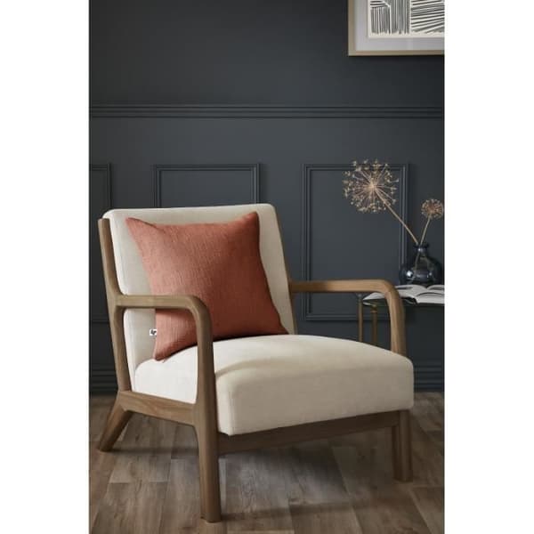 Coussin avtagbar "Sixtine" 45 x 45 cm L'effet Papillon - Sixtine Terracotta