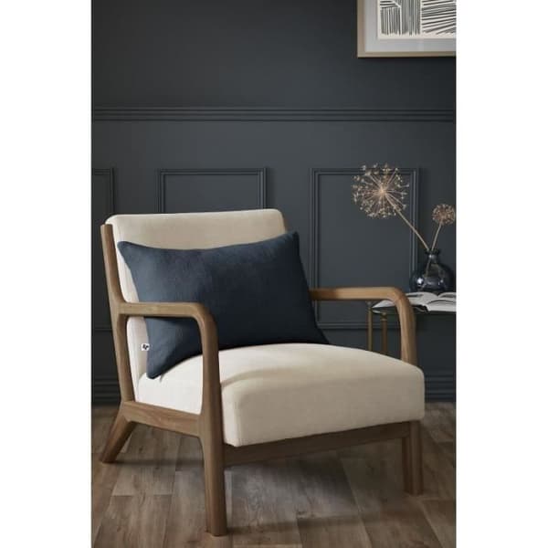 Avtagbar kudde "Sixtine" 40 x 60 cm L'effet Papillon - Sixtine Minuit