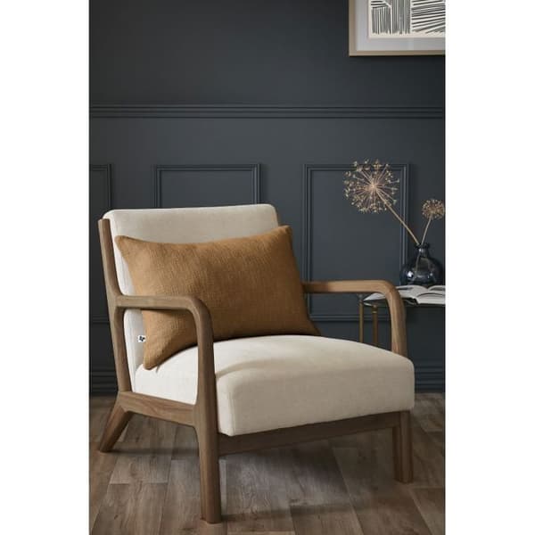 Avtagbar kudde "Sixtine" 40 x 60 cm L'effet Papillon - Sixtine Camel