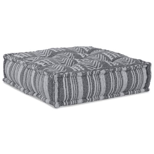 Modulär Puff Grå 70x70x36 Tyg