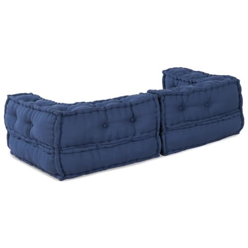 Modulär Puff Indigo 140x70x36 Tyg