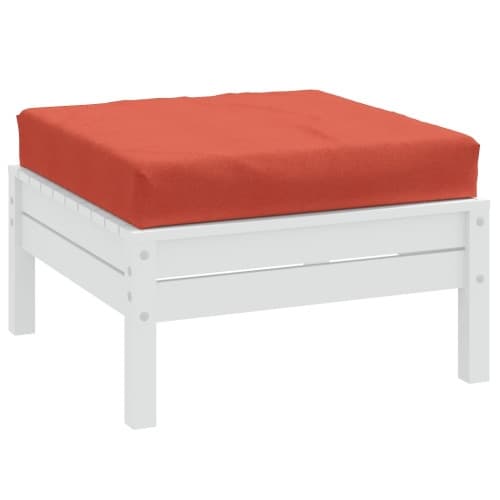 Palldyna melerad röd 60x60x9,5 cm tyg