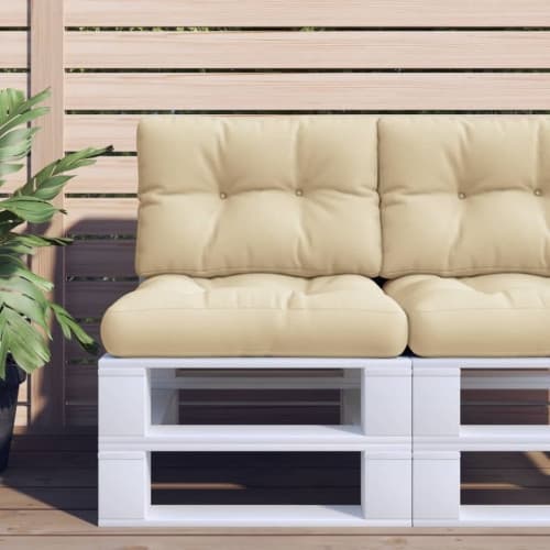 Palldynor 2 st beige tyg