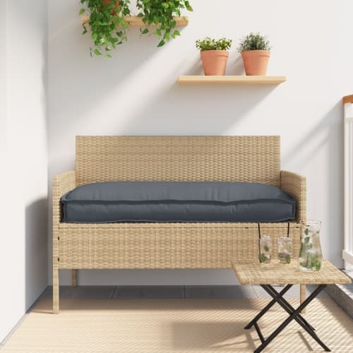 Utomhuskudde Antracit Polyester Standard Avtagbara Överdrag