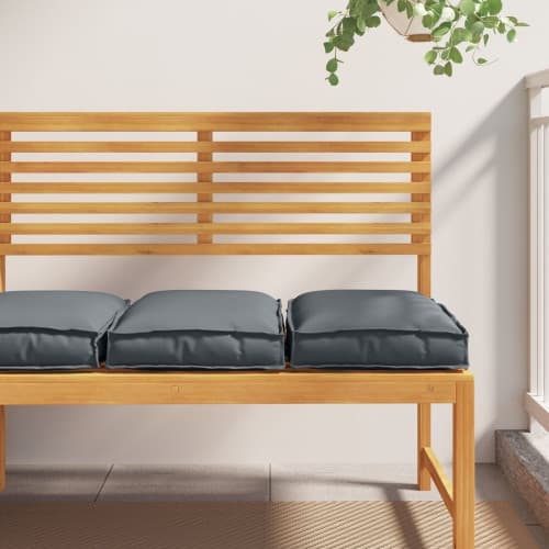 Pallkuddar för Sitt 2 st Antracit 40x40x8 cm Oxford Tyg