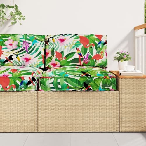 Palletkudde för Säte Tropisk Dschungel 70x70x12 cm Oxford-tyg