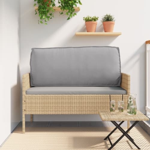 Pallkudde för Ryggstöd Grå 120x40x12 cm Oxford Tyg