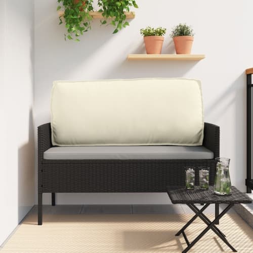 Palletkudde för Ryggstöd Grädde 120x40x12 cm Oxford Tyg