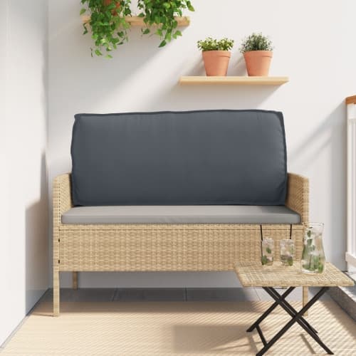 Pallkudde för Ryggstöd Antracit 120x40x12 cm Oxford Tyg