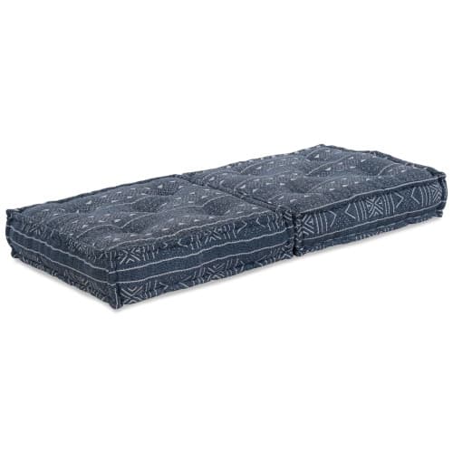 Modulerbar Puff Indigo 70x70x36 Tyg
