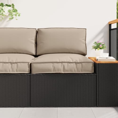 Pallkudde för sittplats Taupe 70x70x12 cm Oxfordtyg
