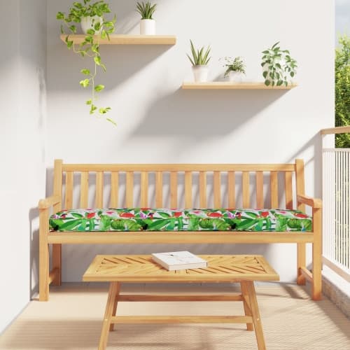 Palletkudde för Bänk Tropisk Dschungel 200x40x8 cm Oxford Tyg