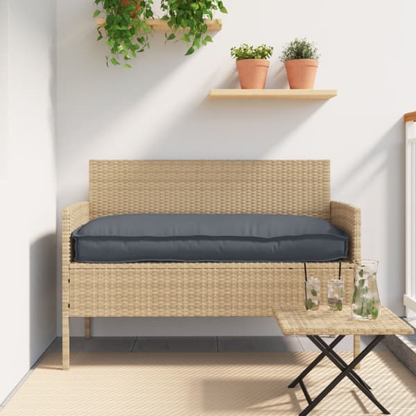 Utomhuskudde Antracit Polyester 100 cm x 40 cm x 8 cm