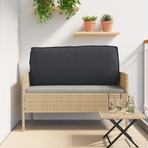 Pallkudde för ryggstöd svart 120x40x12 cm Oxford tyg