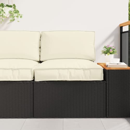 Utomhuskudde Grädde Polyester 50x50 Vattentåliga material