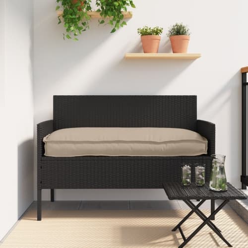 Pallkudde för Bänk Taupe 110x40x8 cm Oxford Tyg