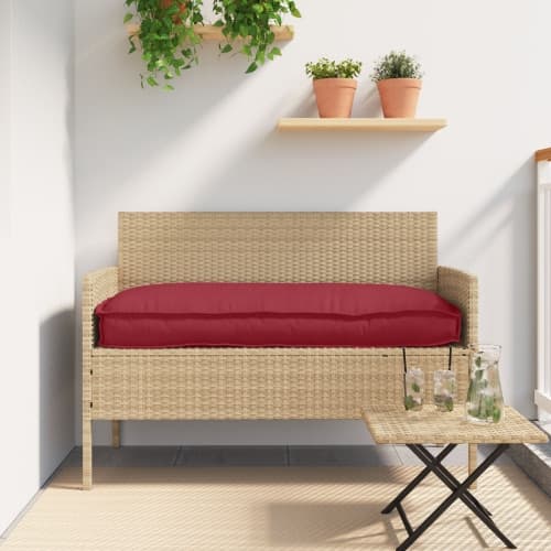 Utomhuskudde Vinröd Polyester 120 x 12 x 50 cm