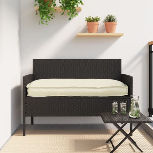 Pallkudde för Sittplats/Ryggstöd Grädde 120x50x12 cm Oxfordtyg