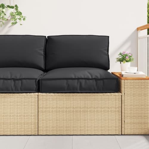 Pallkudde för sittplats svart 80x80x12 cm Oxford tyg