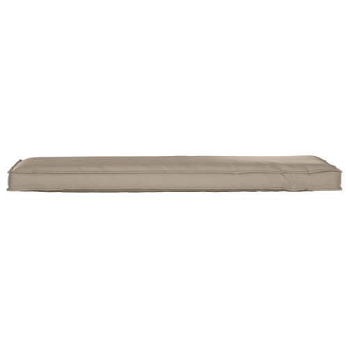Utomhuskudde Taupe Polyester 140 cm lång Hållbar