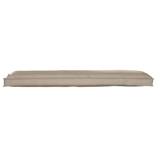 Utomhuskudde Taupe 100% polyester 150 cm x 40 cm Kuddför komfort