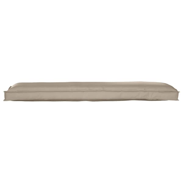 Utomhuskudde Taupe 100% polyester 150 cm x 40 cm Kuddför komfort