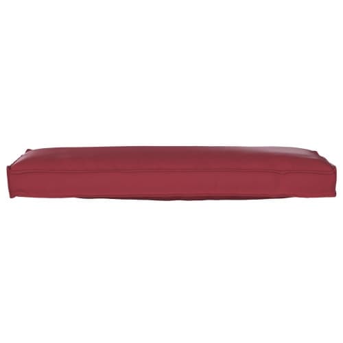 Pallkudde för bänk Vinröd 120x40x8 cm Oxford tyg