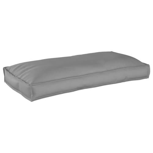 Pallkudde för Sitt/ryggstöd Grå 120x60x12 cm Oxford Tyg
