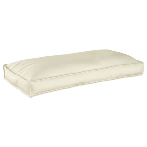 Pallekudde för sitt/ryggstöd Grädde 120x60x12 cm Oxford-tyg