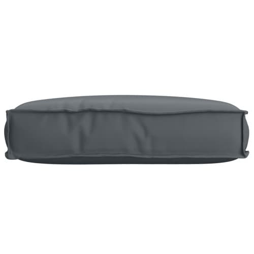 Pallkudde för sittande antracit 60x40x8 cm Oxford tyg