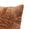 Miniatyrbild 2 av 4: Coussin flanell Ryo rosa terrakotta 40x40cm - Atmosphera inredningsdesign - Brun