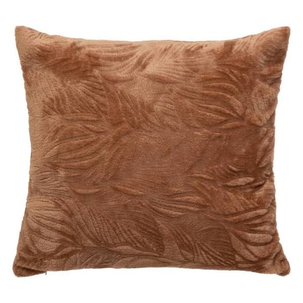 Coussin flanell Ryo rosa terrakotta 40x40cm - Atmosphera inredningsdesign - Brun