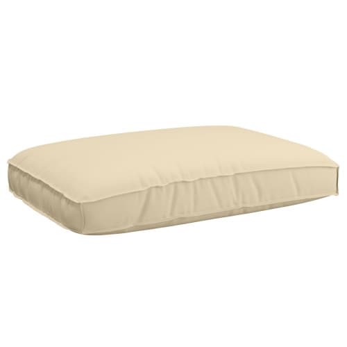 3-delars pallkuddset i beige oxfordtyg